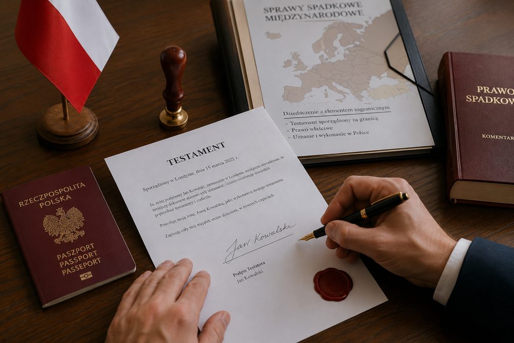 Testament sporządzony za granicą – czy działa w Polsce?